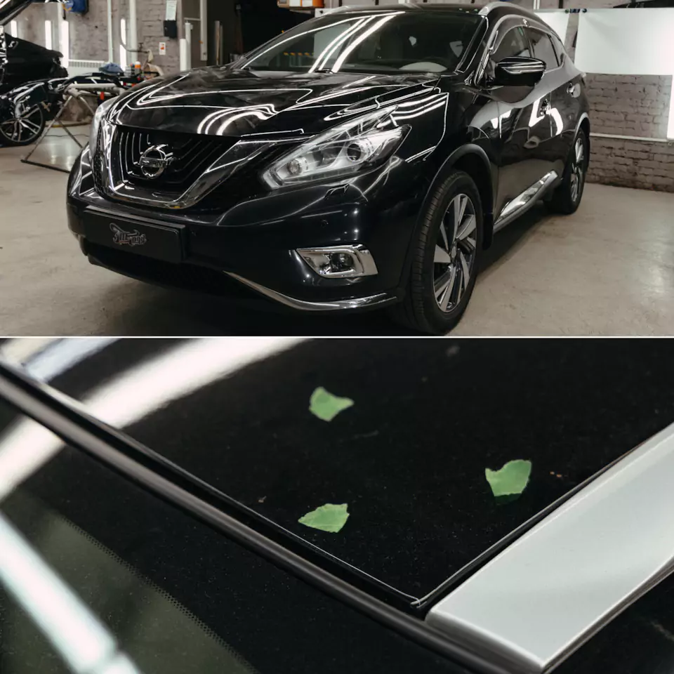 Восстановили Nissan Murano за 1 900 000 рублей! Кузовной ремонт и покраска, антихром, оклейка полиуретаном, окрас дисков и суппортов, комплекс детейлинг-услуг и реставрация кожи